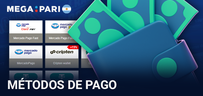 Opciones de depósito y retiro disponibles en Megapari
